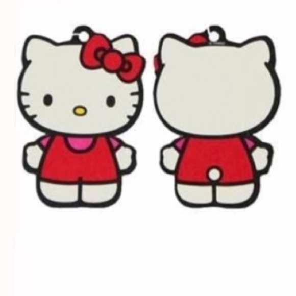Hello Kitty Air Freshener Strawberry Scented 1 Ct Car Decoration Sanrio NWOT - Picture 10 of 11